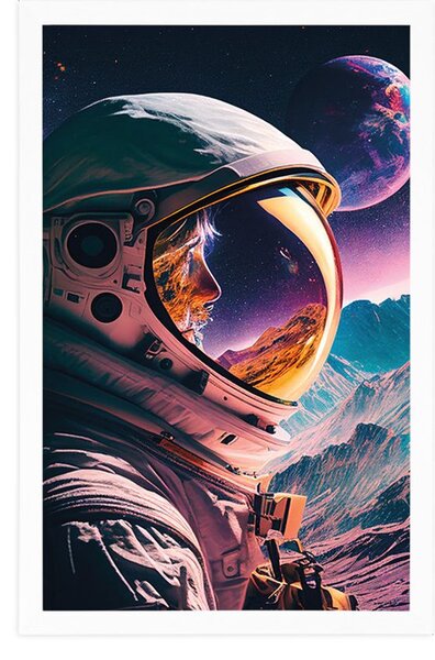 Poster profil misterios al unui cosmonaut