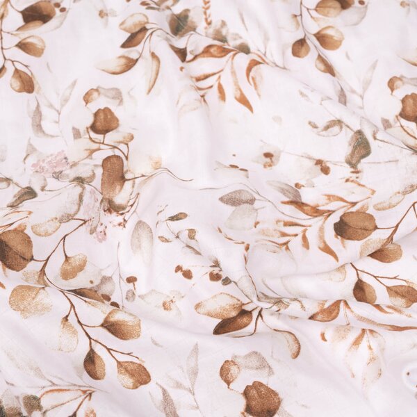 Set 3 paturici de vara din muselina soft 78x78 cm Kidizi Eucaliptus, 100% bumbac