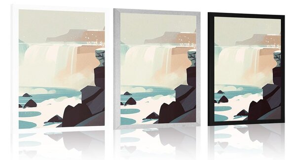 Poster design modern a cascadei