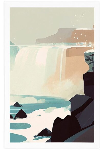 Poster design modern a cascadei