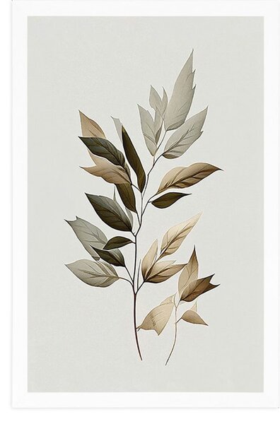 Poster frunze minimaliste de lux