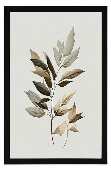 Poster frunze minimaliste de lux
