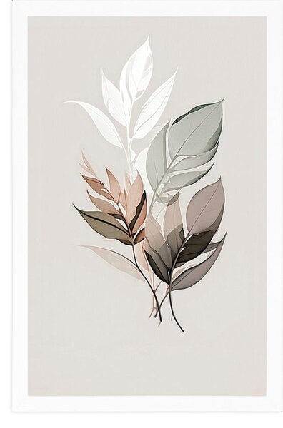 Poster frunze minimaliste