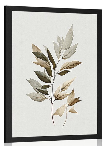 Poster frunze minimaliste de lux
