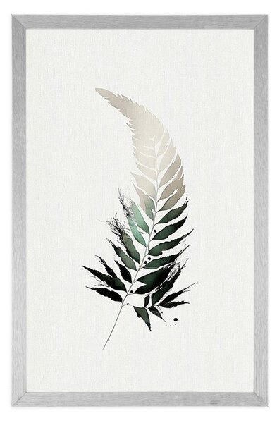 Poster frunze de ferigă minimaliste