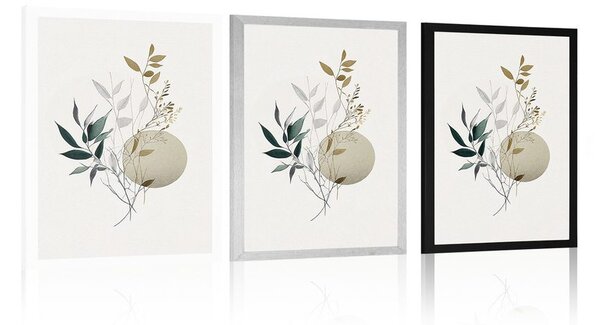 Poster plante în stil boho
