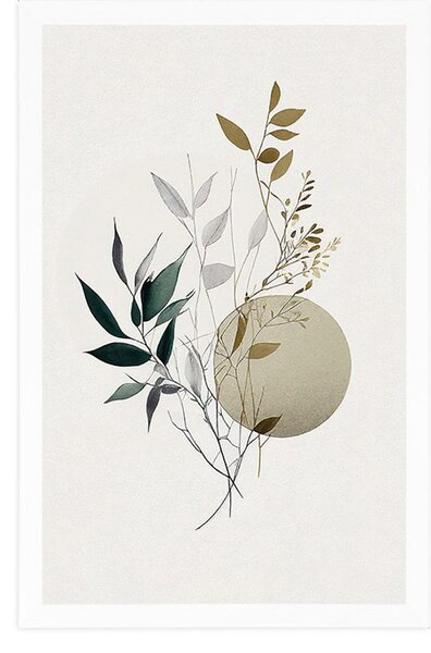 Poster plante în stil boho