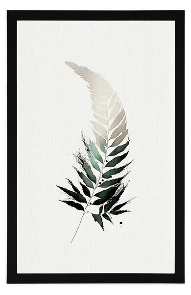 Poster frunze de ferigă minimaliste