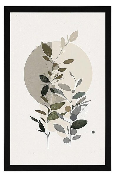 Poster plante minimaliste în stil boho