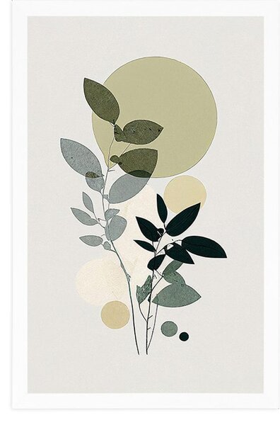 Poster plante în design boho