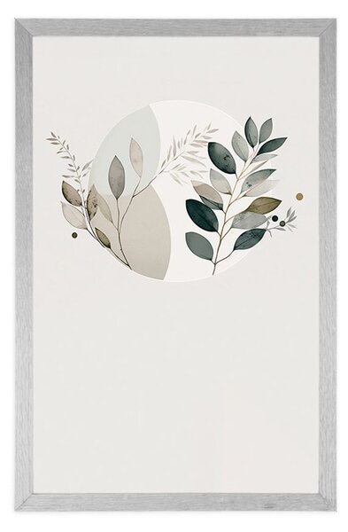 Poster plante boho în cerc