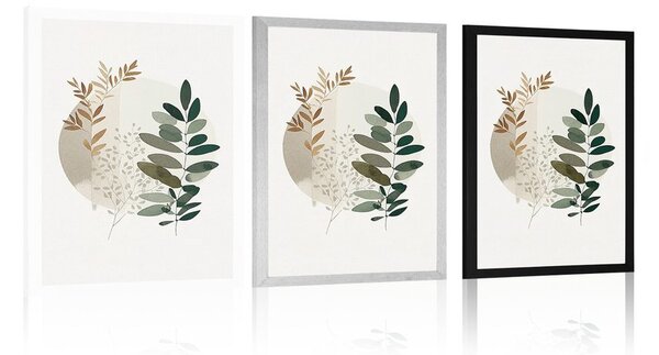 Poster plante boho