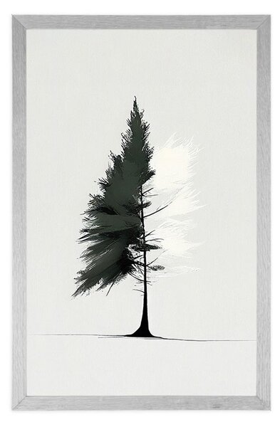 Poster conifere minimalist