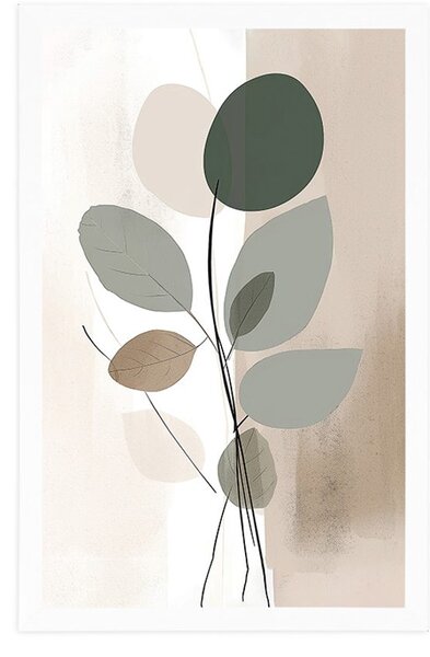Poster forme botanice abstracte No1
