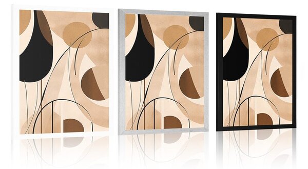 Poster forme abstracte No7