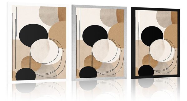 Poster forme abstracte No4