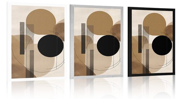 Poster forme abstracte No6