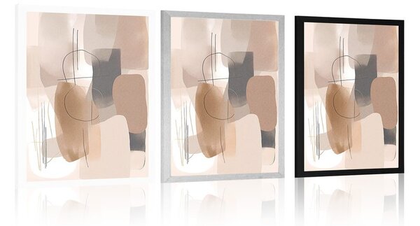 Poster forme abstracte No10
