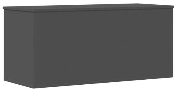 Cutie de depozitare, negru, 100x42x46 cm, lemn prelucrat