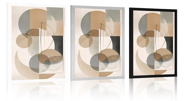 Poster forme abstracte No9