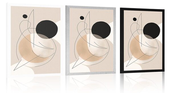 Poster forme abstracte No8
