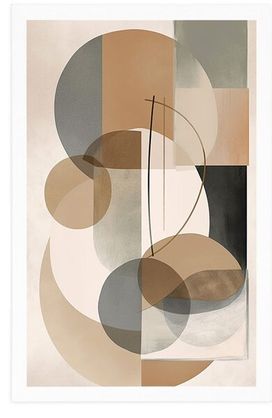 Poster forme abstracte No9