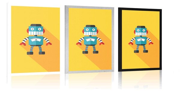 Poster robot vesel