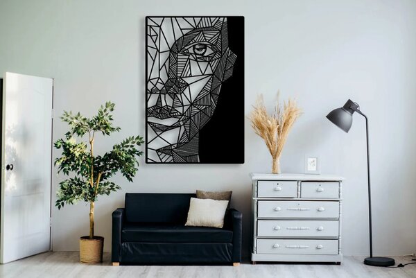 Portret Geometric (Decor perete)
