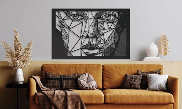 Portret Geometric (Decor perete)