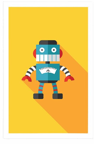 Poster robot vesel