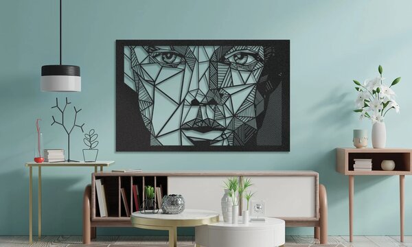 Portret Geometric (Decor perete)
