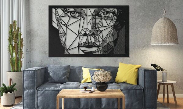Portret Geometric (Decor perete)
