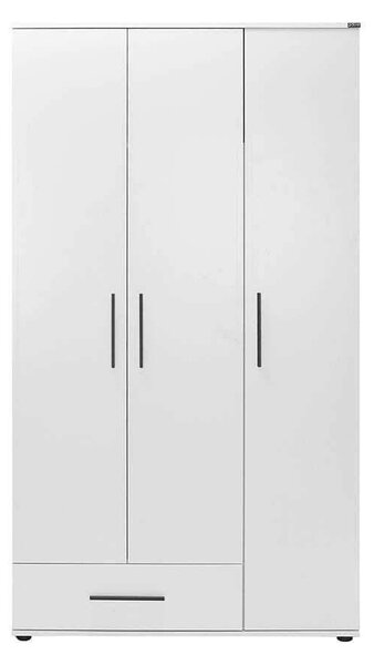 Dulap Haine Adore Trendline, 3 usi, 1 sertar, Alb - Stejar, 103x187x52 cm
