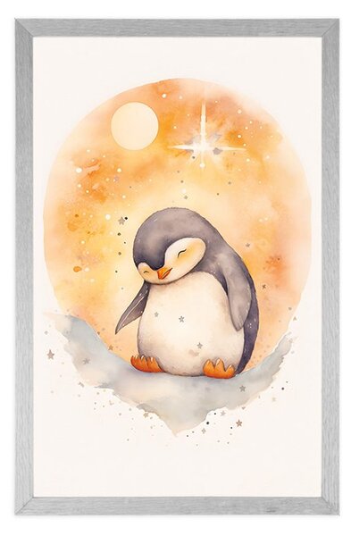 Poster pinguin visător