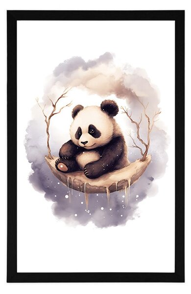 Poster panda visătoare