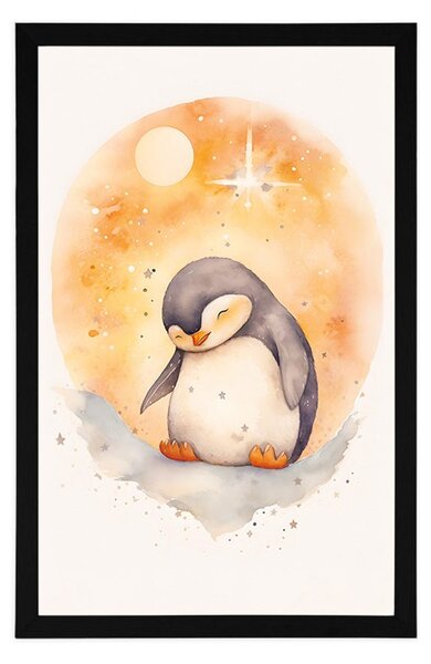 Poster pinguin visător