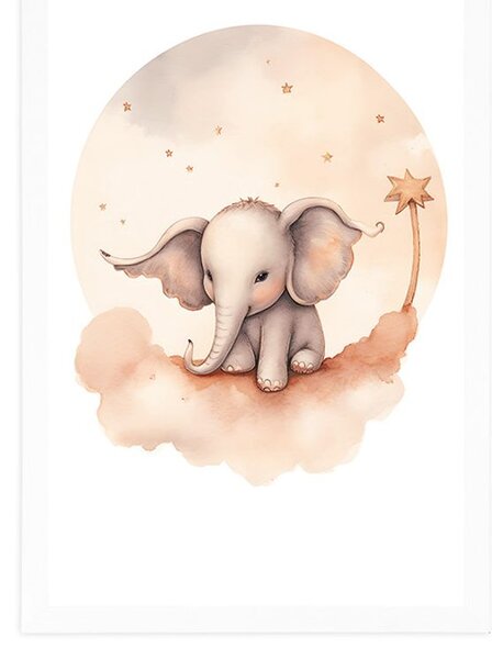 Poster elefant visător