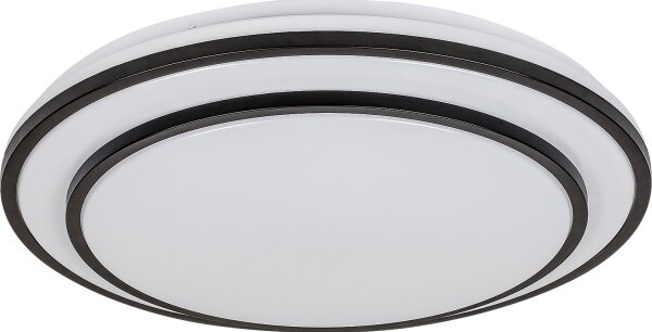 Rabalux 2130 - Plafonieră LED dimabilă LUPITA, 40W/230V, neagră, cu telecomandă