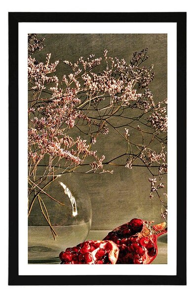 Poster cu passepartout natură moartă de toamnă