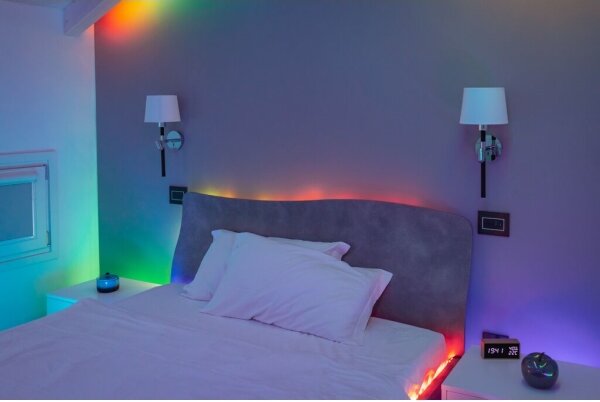 Bandă LED RGB de extensie LINE 100xLED 1,5m Wi-Fi Twinkly TWL100ADP-B