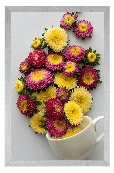 Poster cană plină de flori