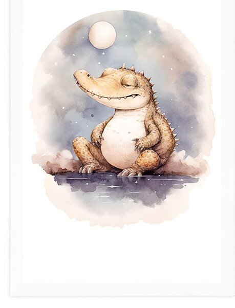 Poster crocodil visător