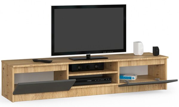 Măsuță TV Katalina (Stejar artisan + Gri). Promo -16%. 1069932