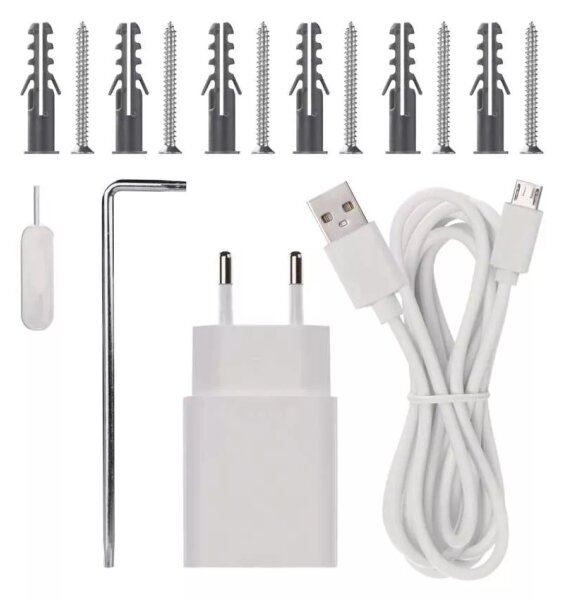 Sonerie video fără fir cu senzor de mișcare GoSmart 5V 3xAA IP65 Wi-Fi Tuya