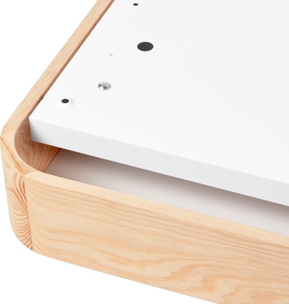 Plafonieră OAK SQUARE 2xE27/15W/230V 35x35 cm stejar