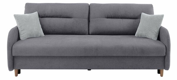 Canapea extensibilă Boston 582, Numărul de locuri: 3, Spațiu de depozitare, 88x206x93cm, 106 kg, Picioare: Lemn