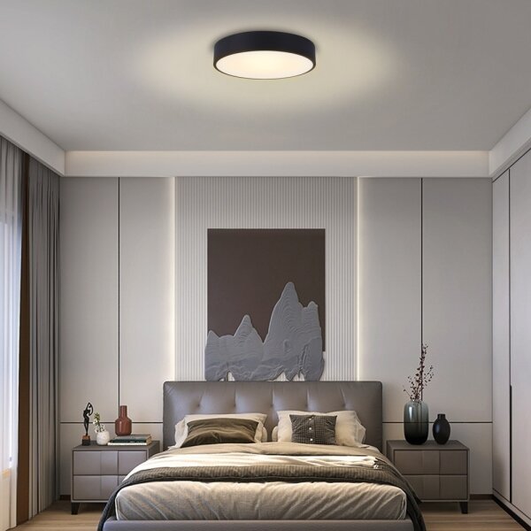 Immax NEO 07201L-LED Plafonieră dimabilă RONDATE 28W/230V negru Tuya+DO
