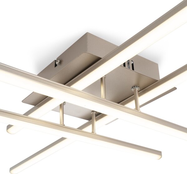 Brilagi - Plafonieră LED STRIPES, 37W, 230V, argintie