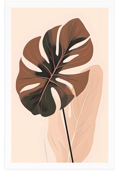 Poster forme abstracte botanice de monstru