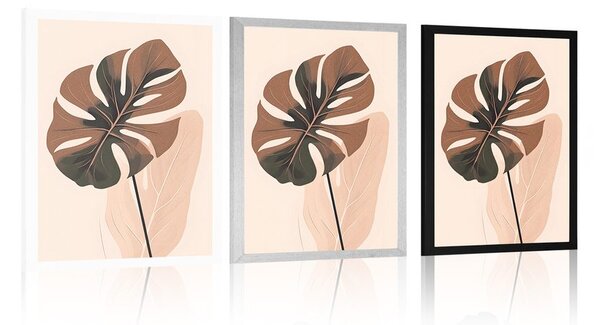 Poster forme abstracte botanice de monstru